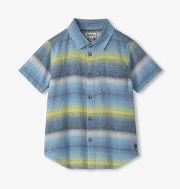 Hatley Lime Green Stripes Button Down Shirt