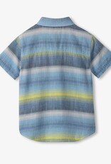 Hatley Lime Green Stripes Button Down Shirt