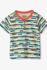 Hatley Pick Up Truck Bamboo Henley Tee