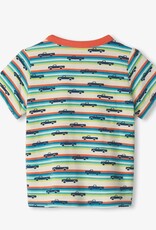 Hatley Pick Up Truck Bamboo Henley Tee