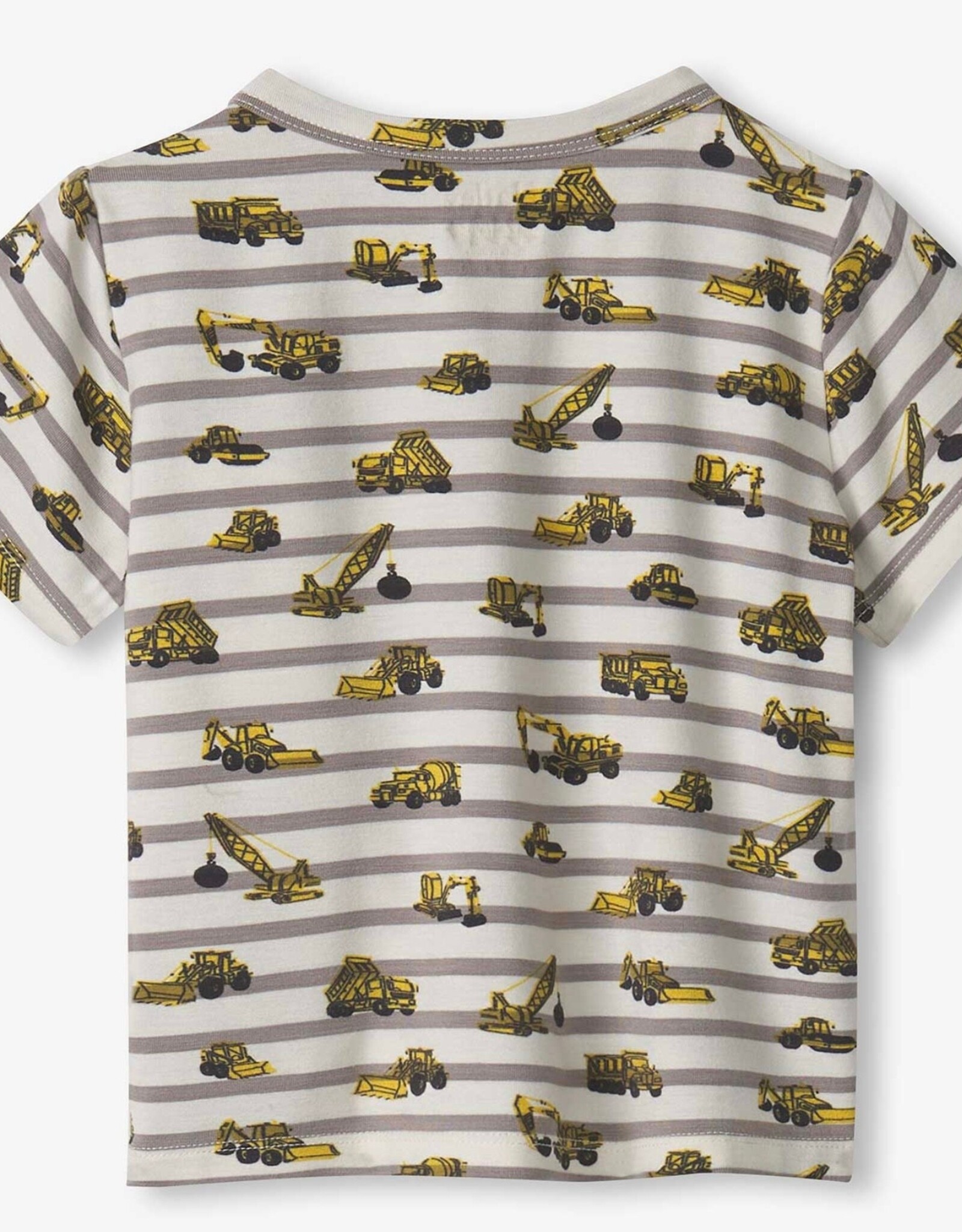 Hatley Construction Bamboo Henley T-Shirt