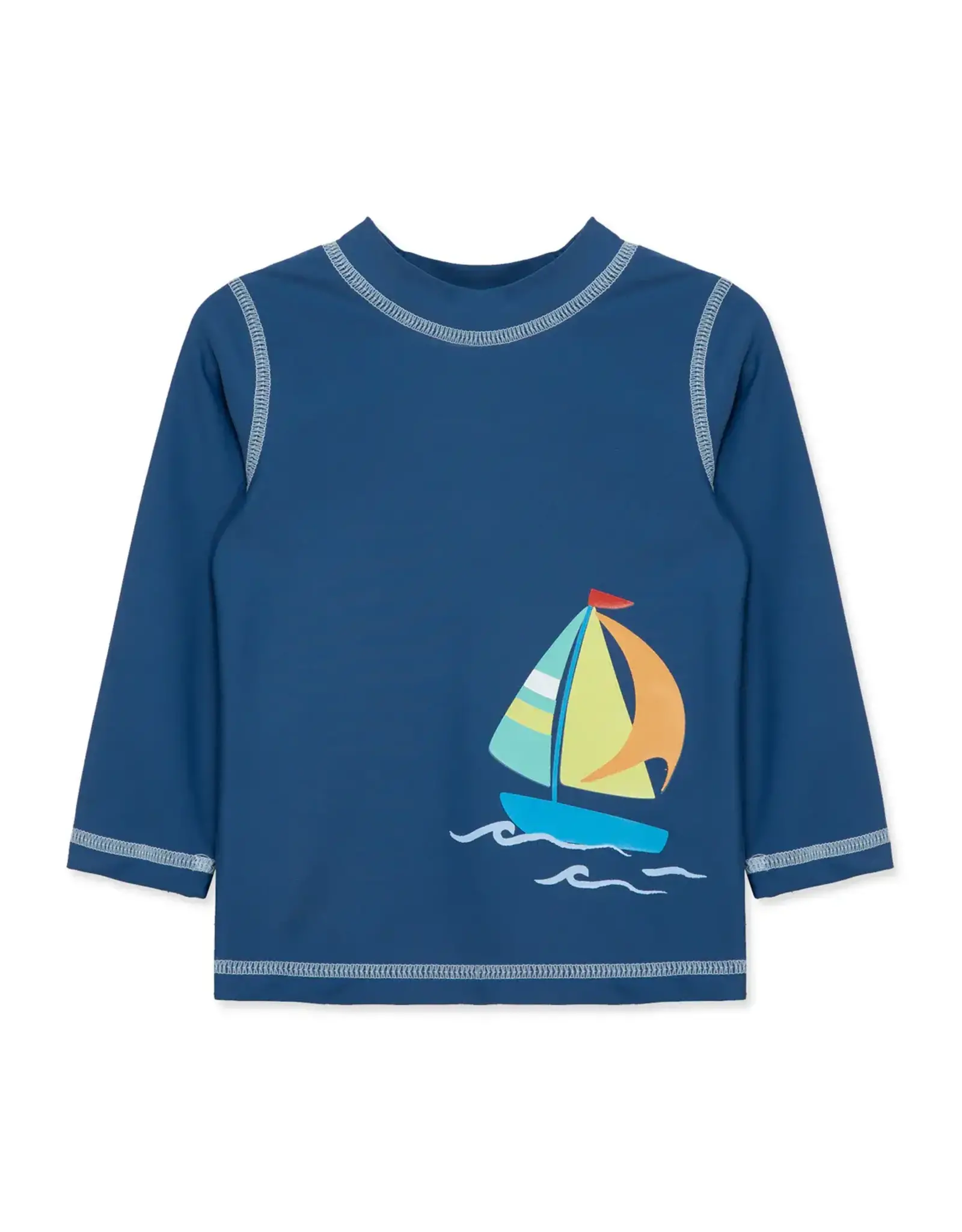 Little Me Boat Long Sleeve Rashguard