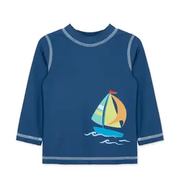 Little Me Boat Long Sleeve Rashguard