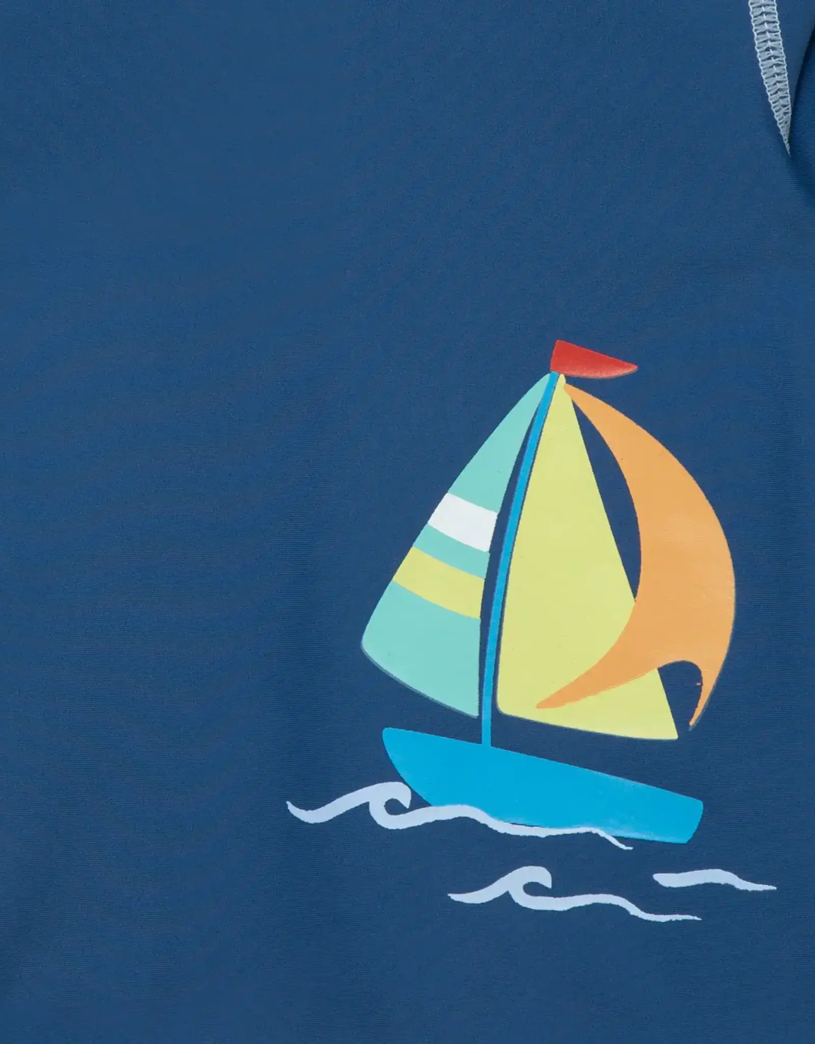 Little Me Boat Long Sleeve Rashguard