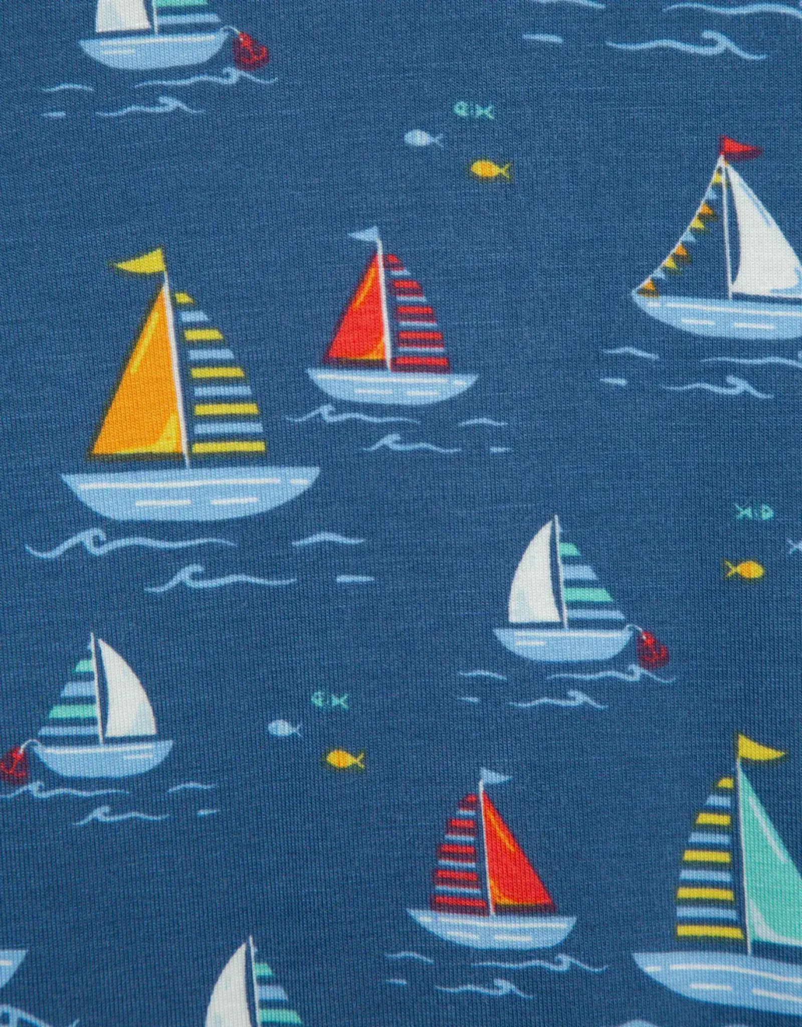 Little Me Sailboat Zip Front Pajama