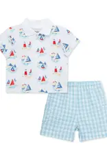 Little Me Breezy Short Set