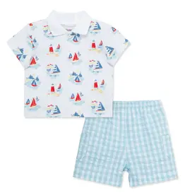 Little Me Breezy Short Set