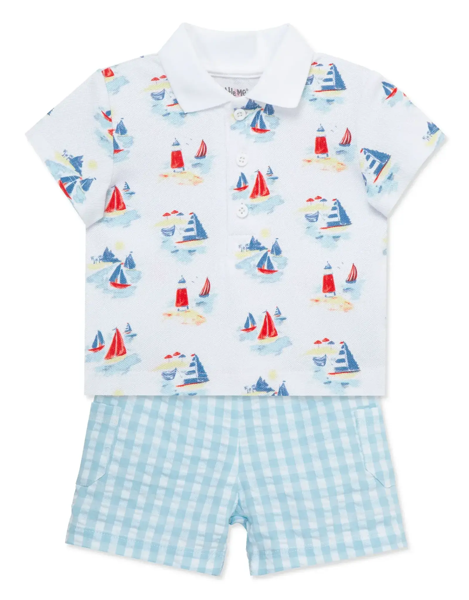 Little Me Breezy Short Set