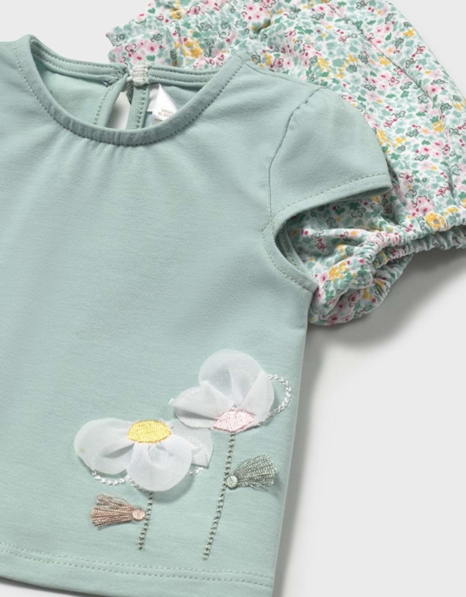 Mayoral Jade Flower Knit Set