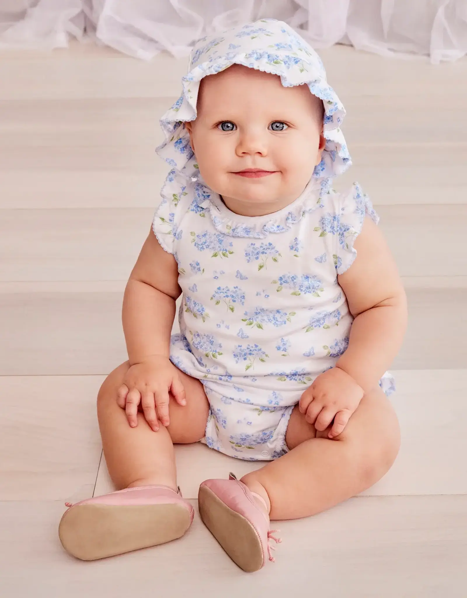 Kissy Kissy Heavenly Hydrangeas Floppy Hat
