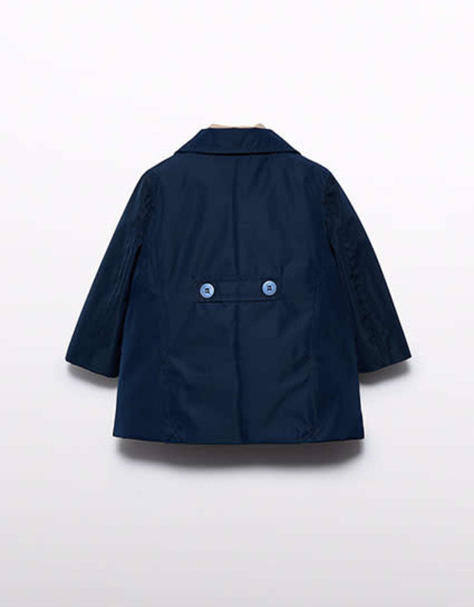 Abel & Lula Boys Navy Trench Coat w/ interior vest