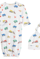 Baby Club Chic Construction Gown and Hat
