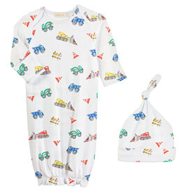 Baby Club Chic Construction Gown and Hat