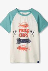 Hatley Fish and Chips Raglan Tee
