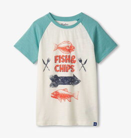 Hatley Fish and Chips Raglan Tee