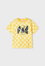Mayoral Yellow Check T-Shirt