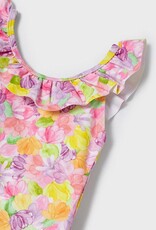 Mayoral Lilac Printed Swimsuit