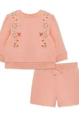 Little Me Peach Active Set