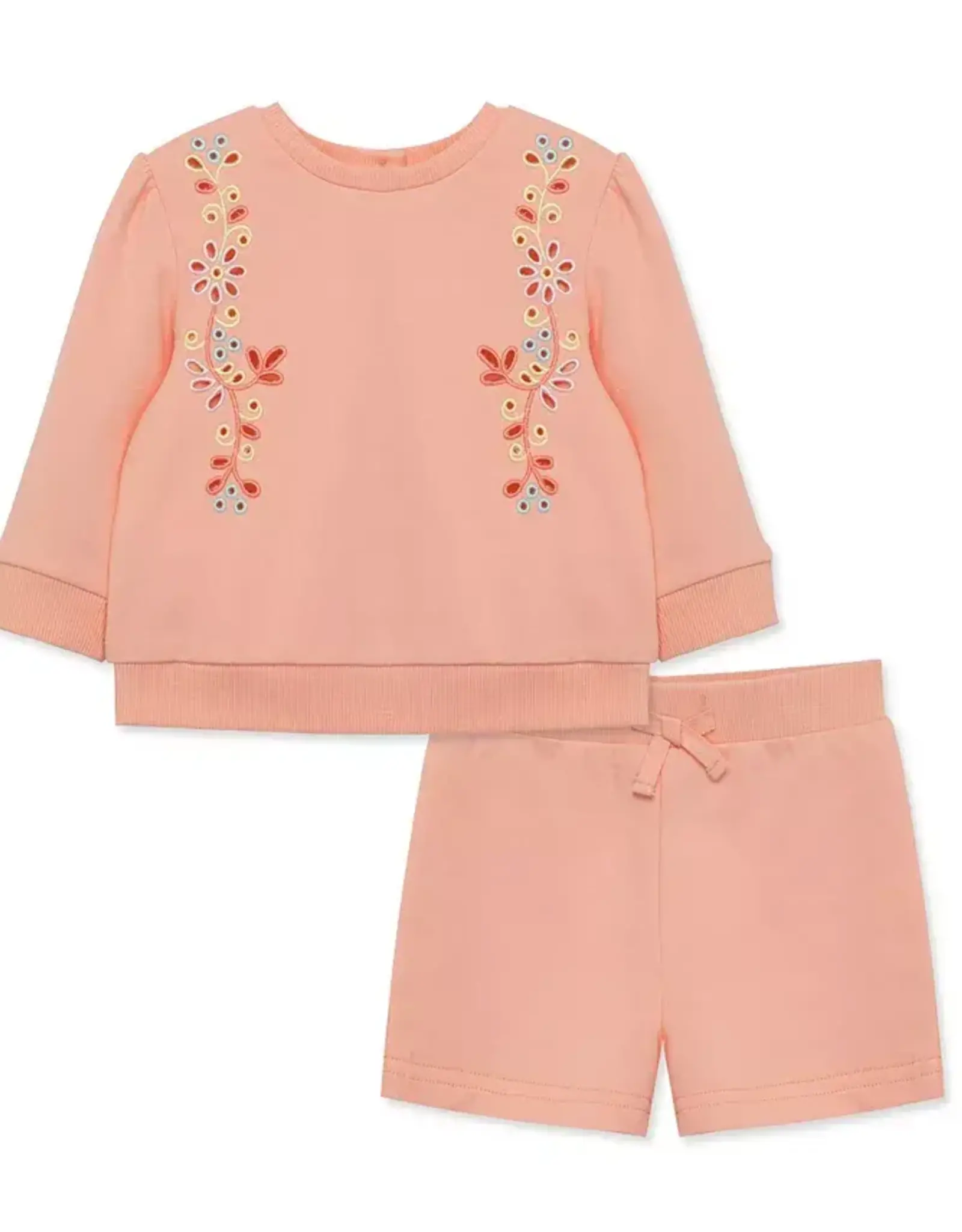 Little Me Peach Active Set