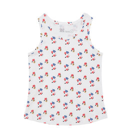 Deux Par Deux Sailor Flowers Tank Top