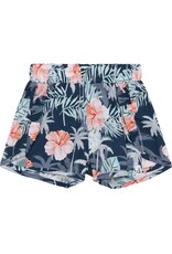 Deux Par Deux Flamingo Palm Tree Shorts