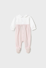 Mayoral Flowers Pink 2 Footie set