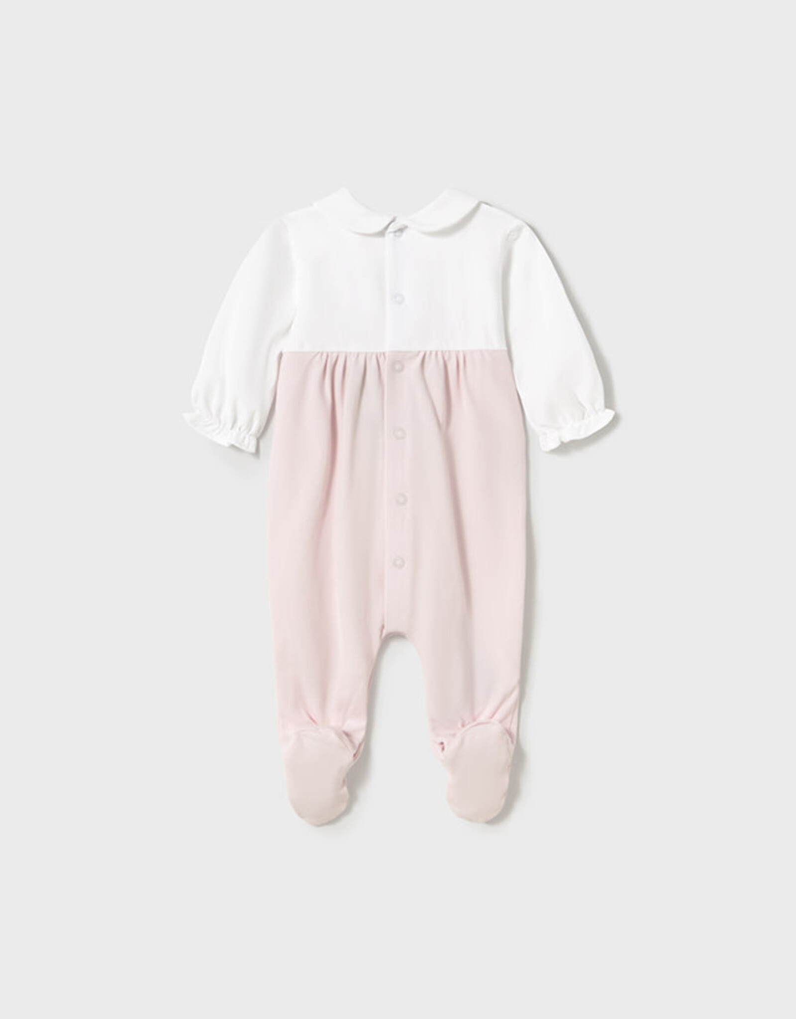 Mayoral Flowers Pink 2 bodysuit set