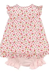 Pink Summer Berries Bloomer Set