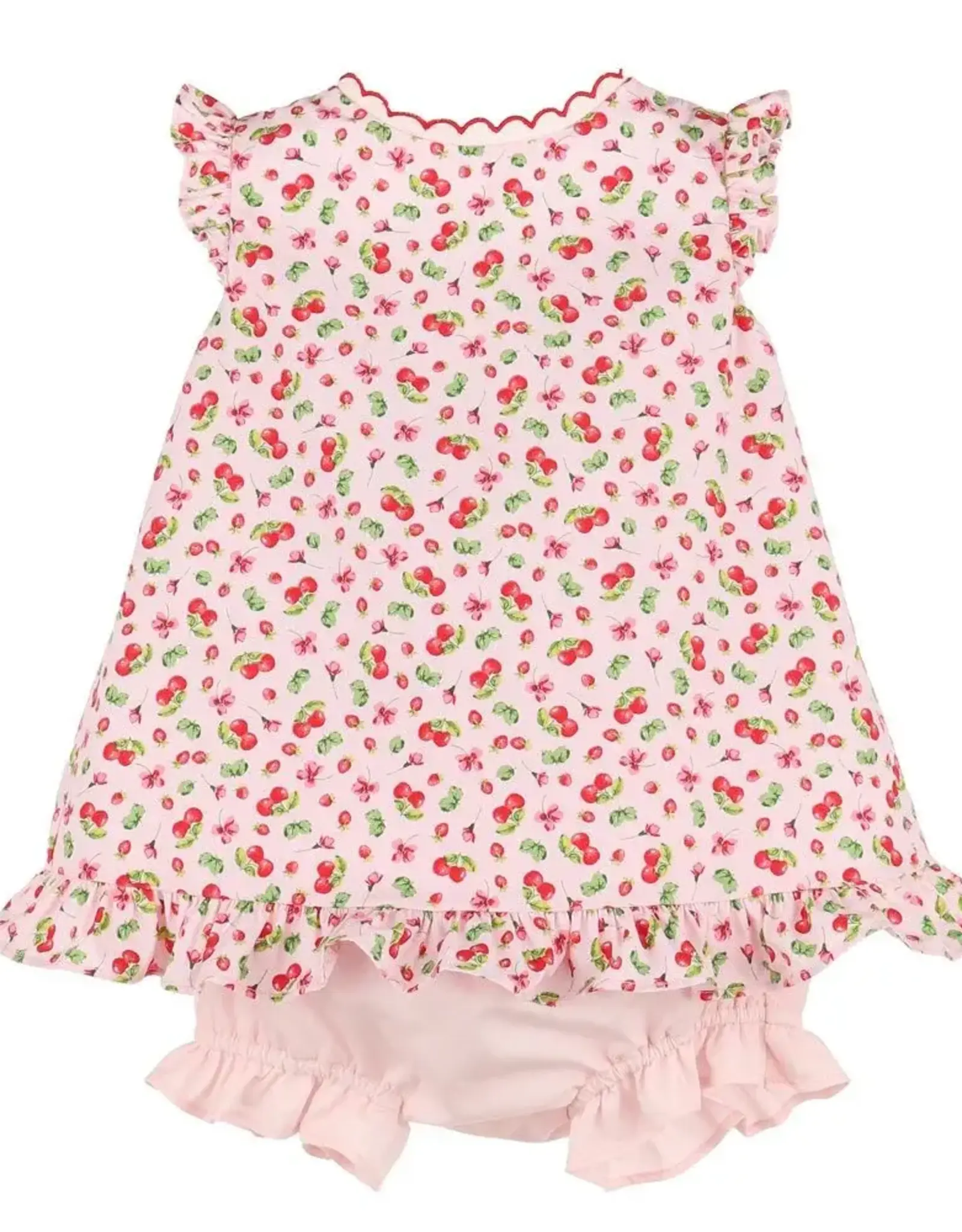 Pink Summer Berries Bloomer Set