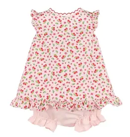 Pink Summer Berries Bloomer Set