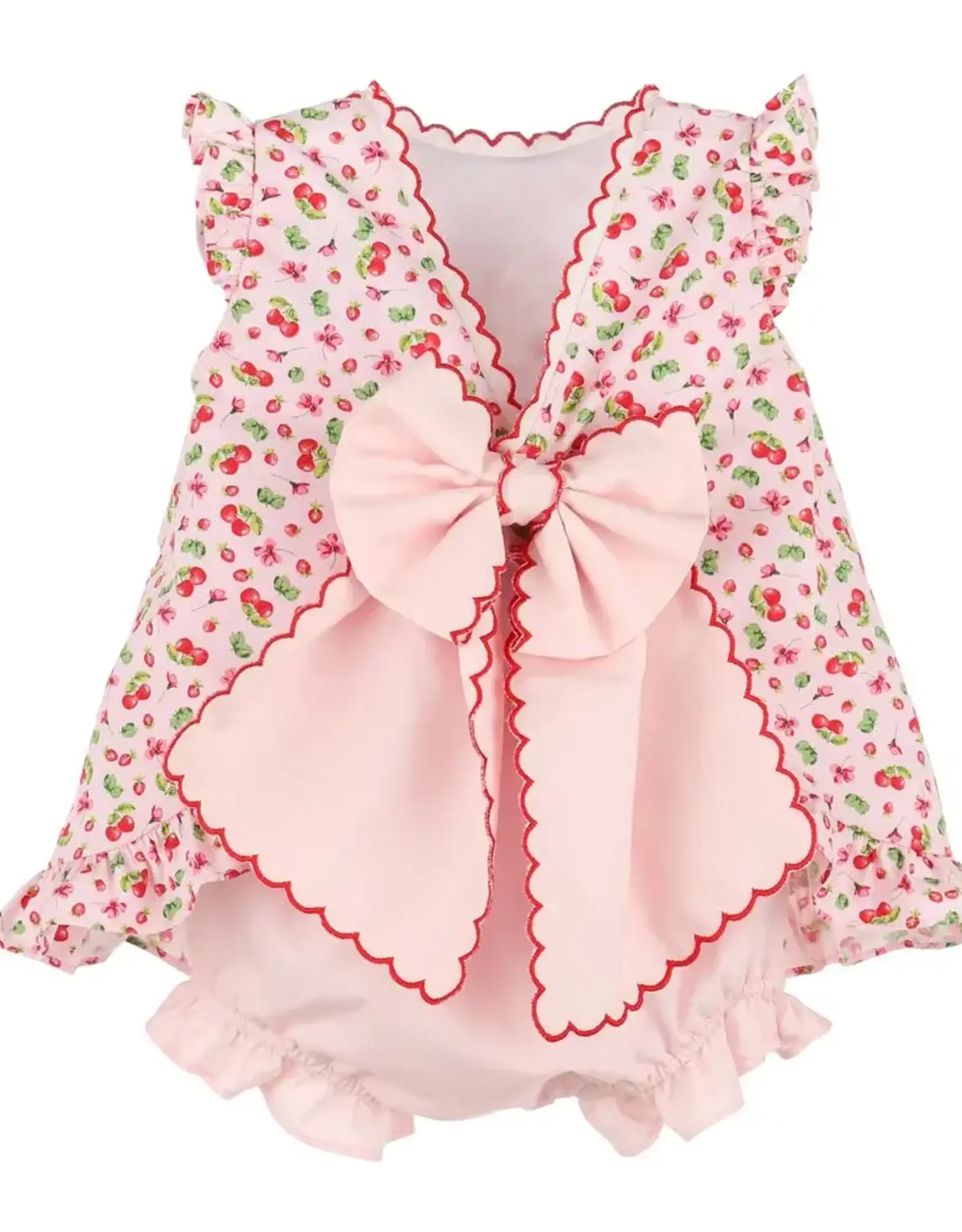 Pink Summer Berries Bloomer Set