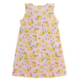 Baby Club Chic Fresh Lemons Printed Dress with Ruffles