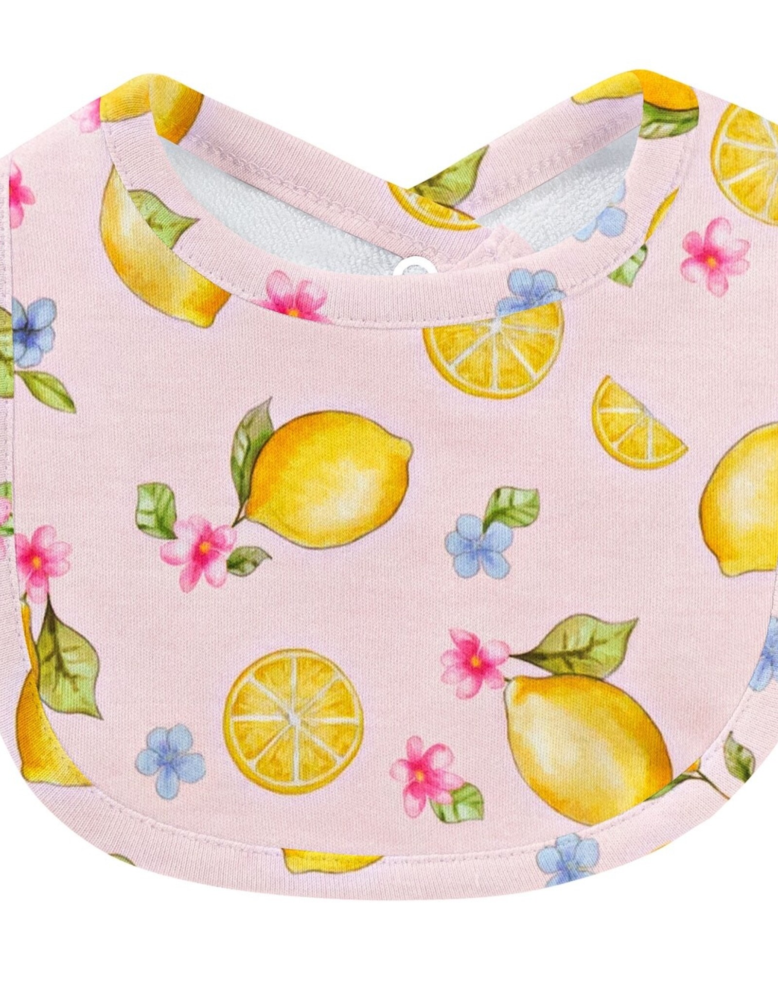 Baby Club Chic Fresh Lemons Printed Bib