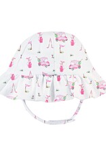 Baby Club Chic Pink Golf Printed Sun Hat