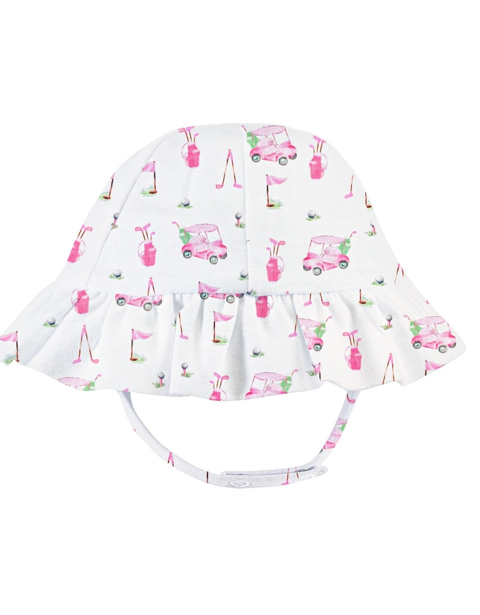 Baby Club Chic Pink Golf Printed Sun Hat