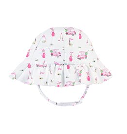 Baby Club Chic Pink Golf Printed Sun Hat