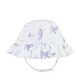 Baby Club Chic Lavender Bows Sun Hat