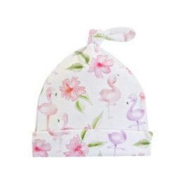 Baby Club Chic Flamingos Hat with Knot