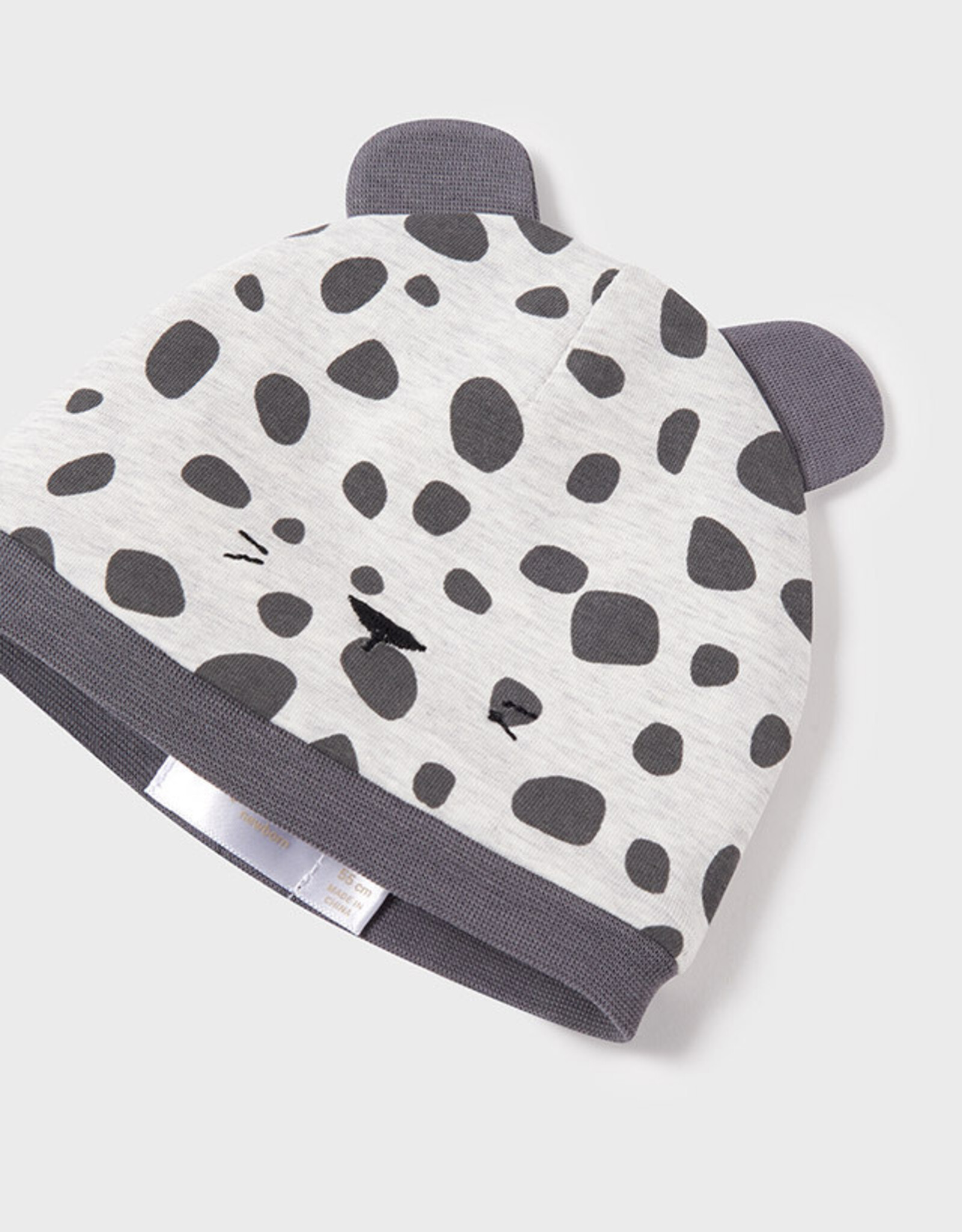 Mayoral Leopard Long Onesie w/Hat