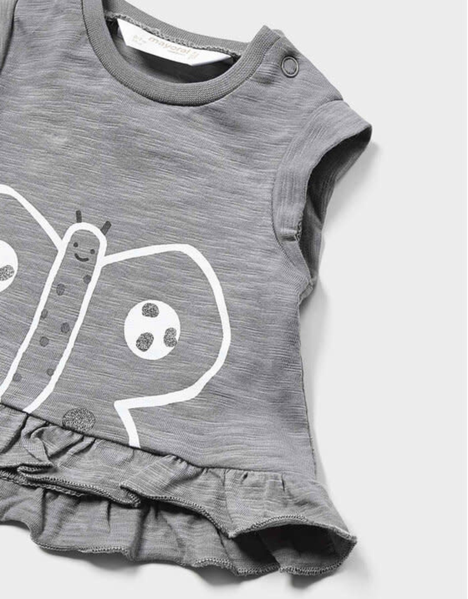 Mayoral Elephant Grey 4 Pc Short Set