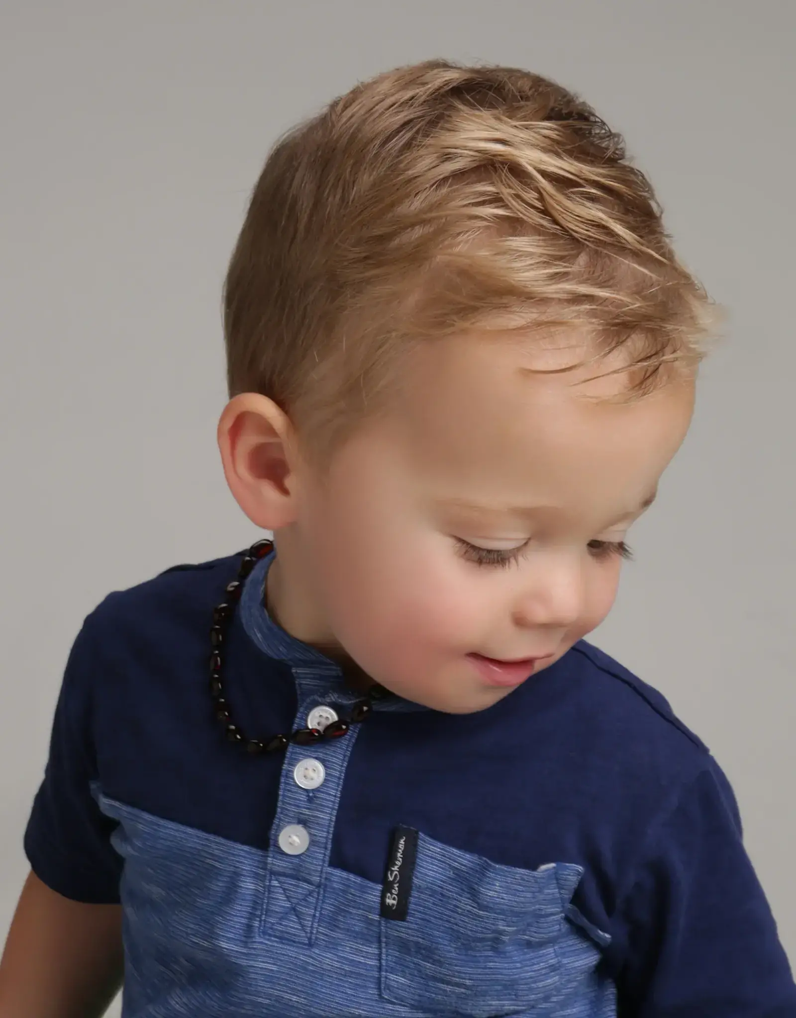 Cherished Moments Dark Cherry Amber Teething Necklace