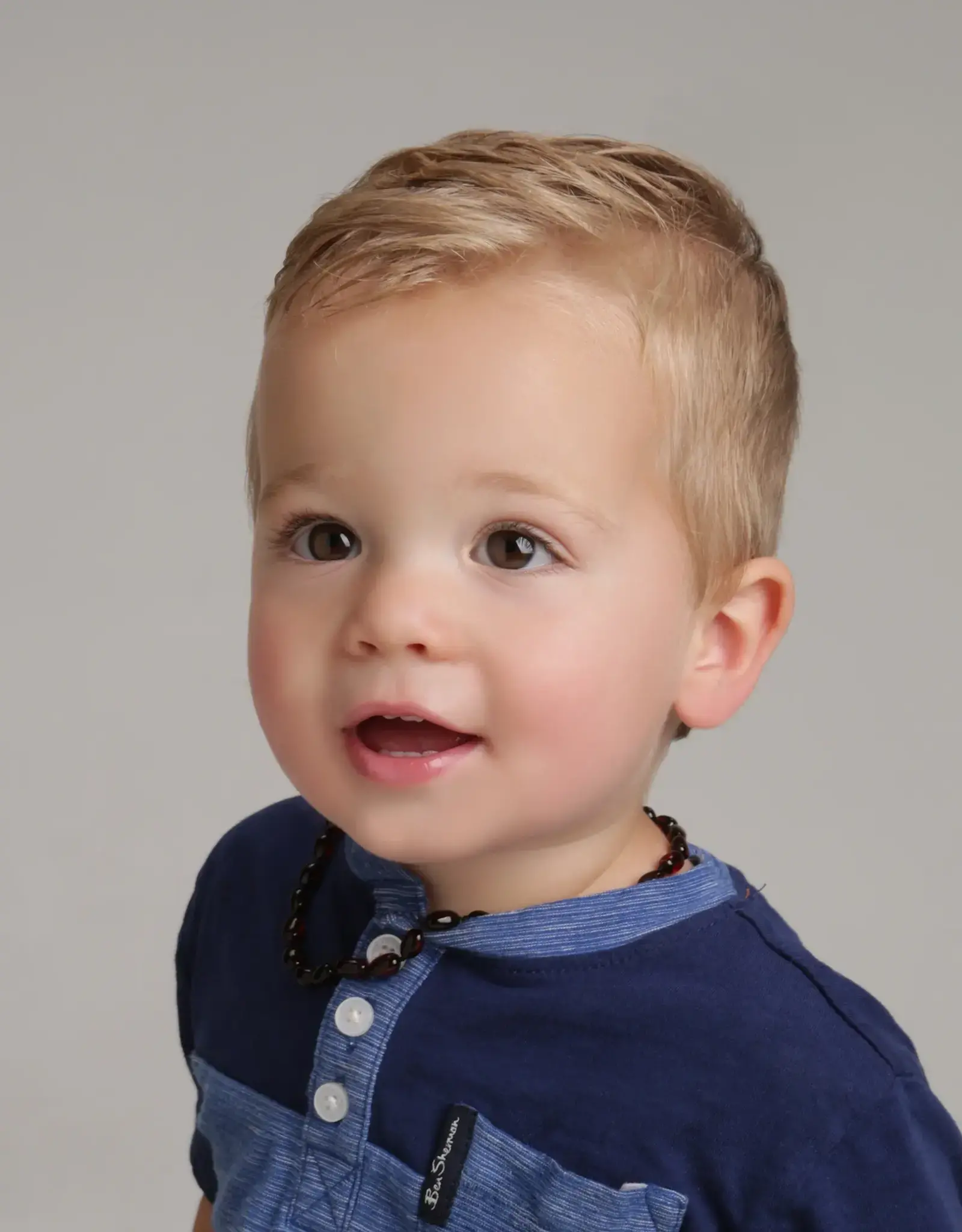 Cherished Moments Dark Cherry Amber Teething Necklace