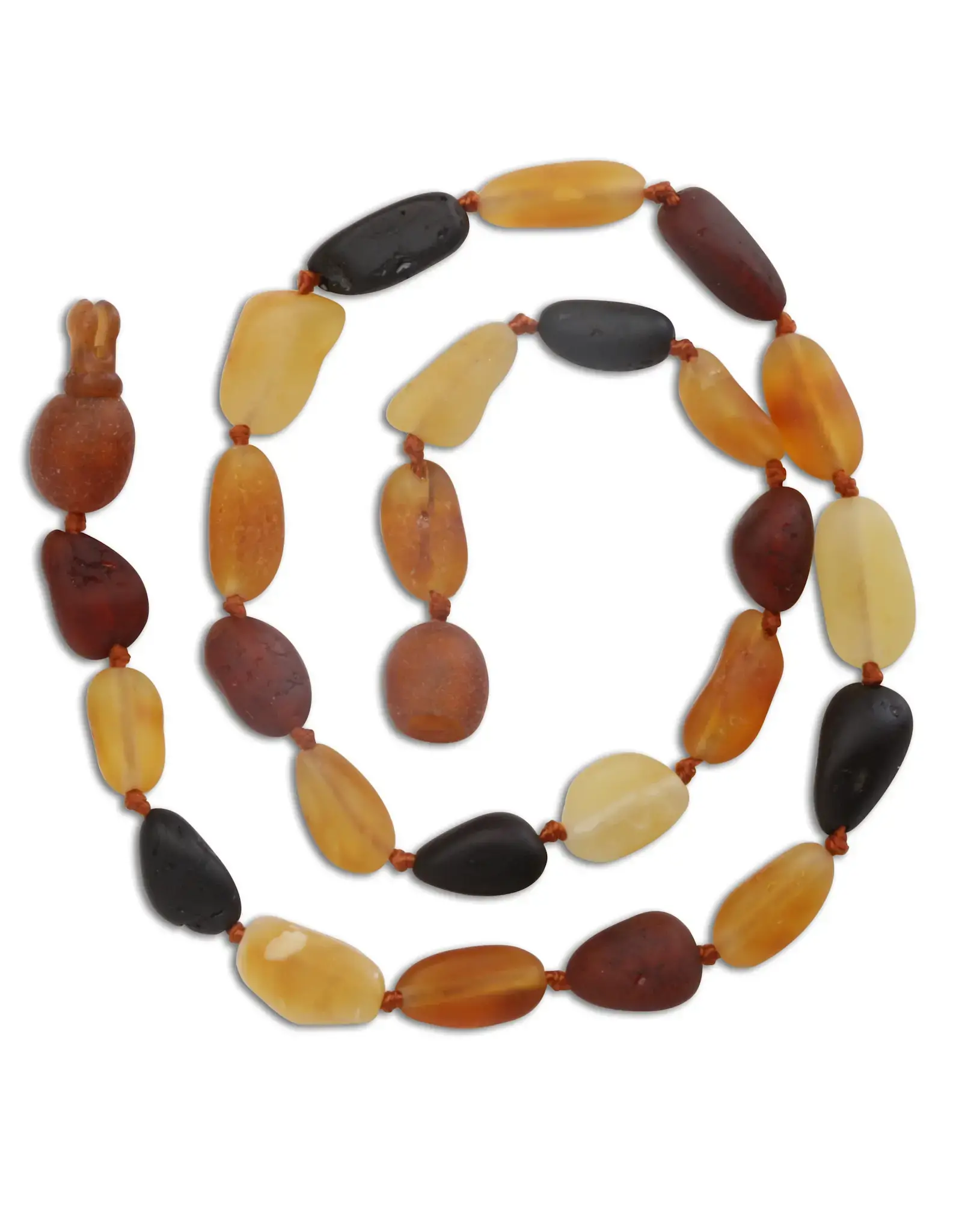 Cherished Moments Multicolor Amber Teething Necklace