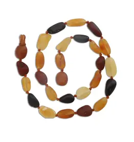 Cherished Moments Multicolor Amber Teething Necklace