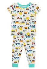 Little Me Construction 4-Piece Pajama Set