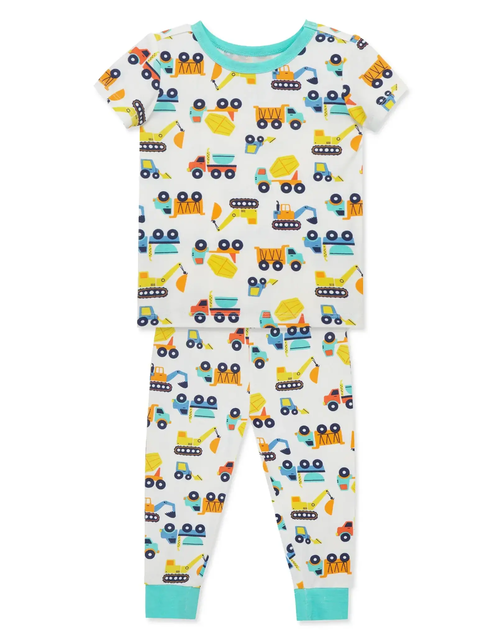 Little Me Construction 4-Piece Pajama Set