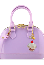 Carrying Kind Cate Lavender Purse w/Cupcake Charm
