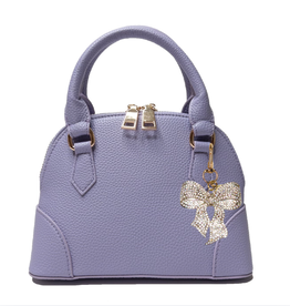 Carrying Kind Charlotte Lilac Purse w/Crystal Bow