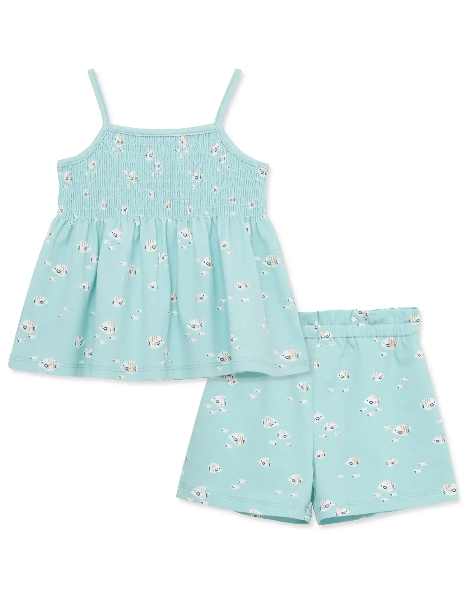 Little Me Aquatic Two-Piece Tunic Set