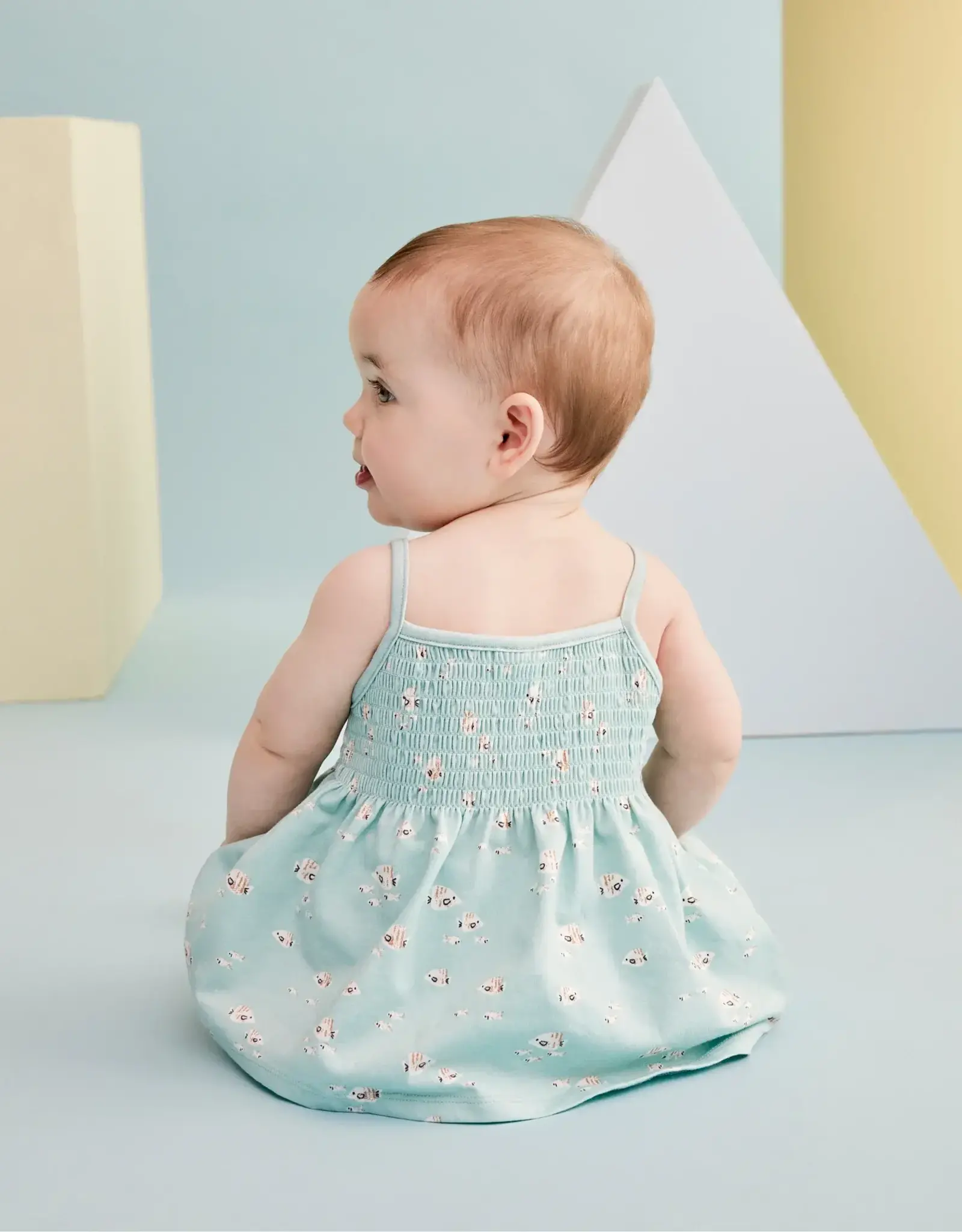 Little Me Aquatic Two-Piece Tunic Set